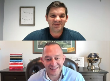 two men on a consulting call